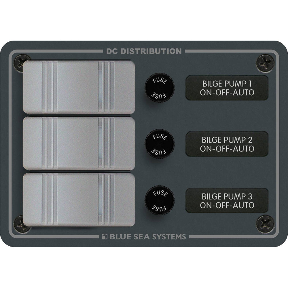 Blue Sea 8665 Contura 3 Bilge Pump Control Panel  8665