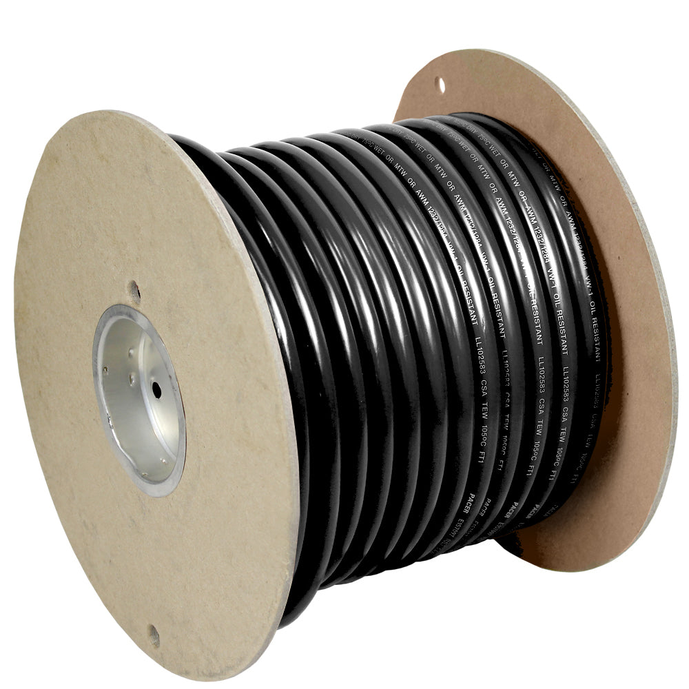Pacer Black 2 AWG Battery Cable  100  WUL2BK100