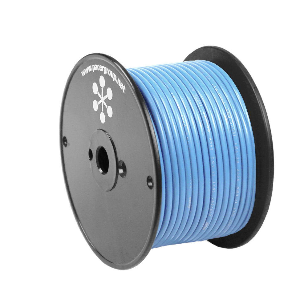 Pacer Light Blue 16 AWG Primary Wire  100  WUL16LB100