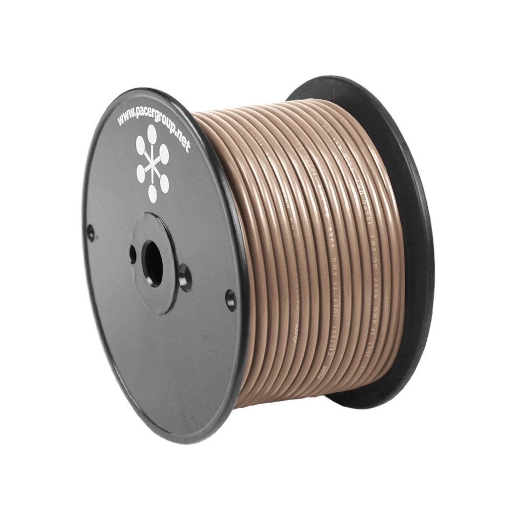 Pacer Tan 14 AWG Primary Wire  100  WUL14TN100