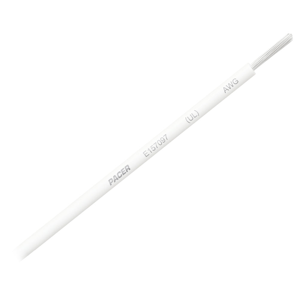 Pacer White 12 AWG Primary Wire  25  WUL12WH25