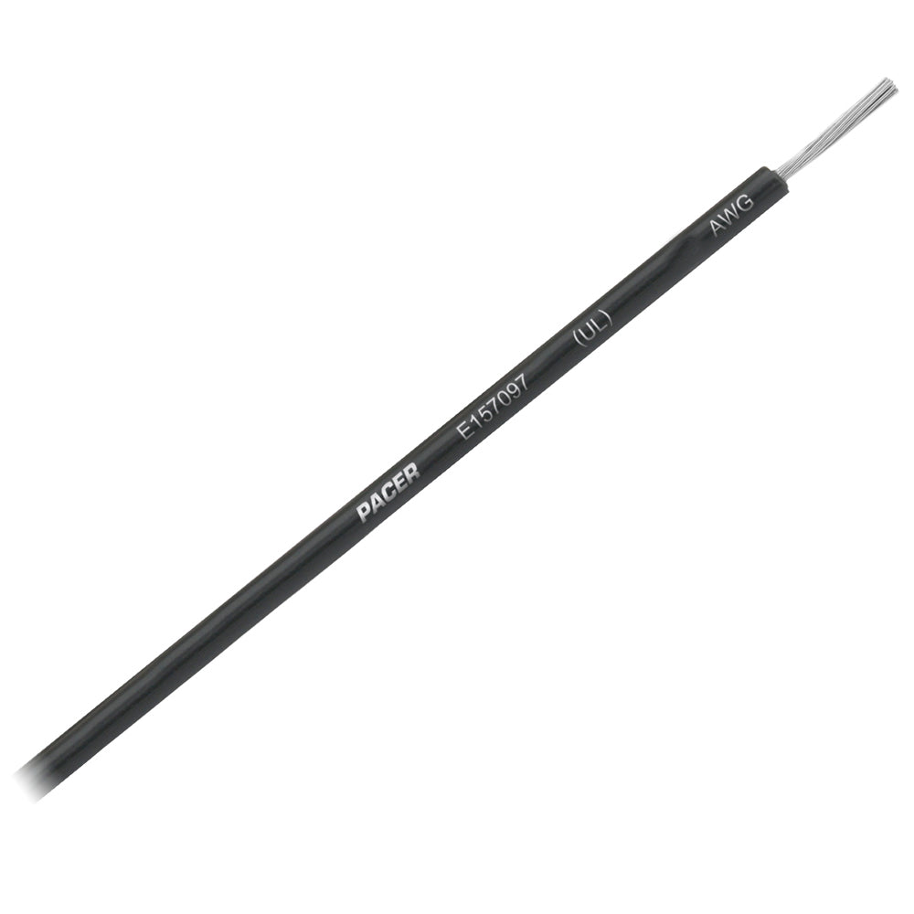 Pacer Black 8 AWG Primary Wire  25  WUL8BK25