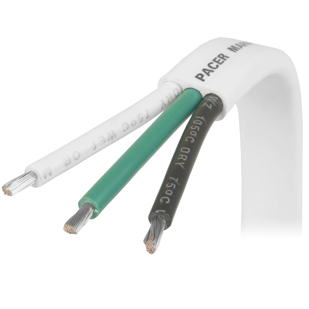 Pacer 143 AWG Triplex Cable  BlackGreenWhite  250  W143250