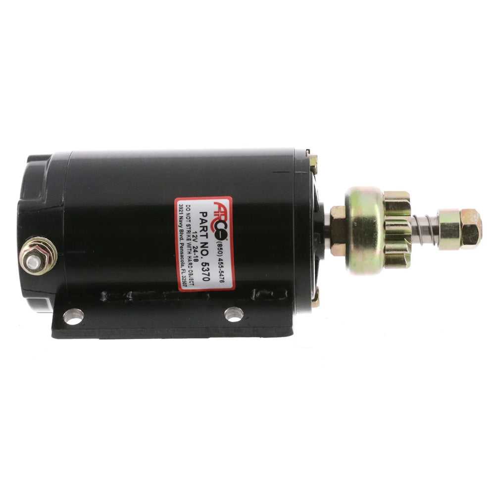 ARCO Marine JohnsonEvinrude Outboard Starter  9 Tooth Early Model 5370