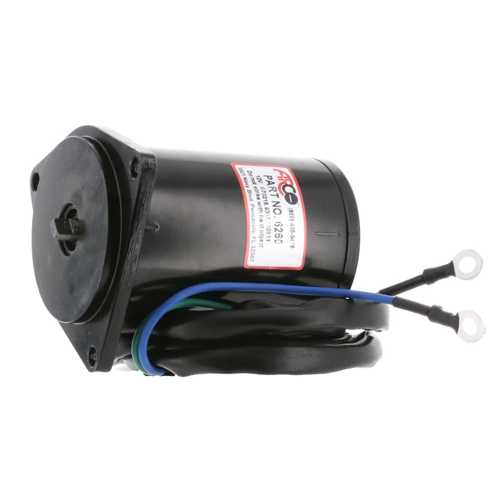 ARCO Marine Replacement Outboard Tilt Trim Motor  Yamaha 2Wire 3 Bolt Flat Blade Shaft 6260