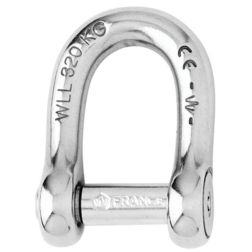 Wichard SelfLocking Allen Head Pin D Shackle  10mm Diameter  1332 1305W