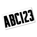 Attwood Letter  Number Kit  Black  141427