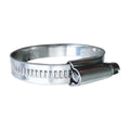 Trident Marine 316 SS NonPerforated Worm Gear Hose Clamp  1532 Band  58  1516 Clamping Range  10Pack  SAE Size 8 7100121