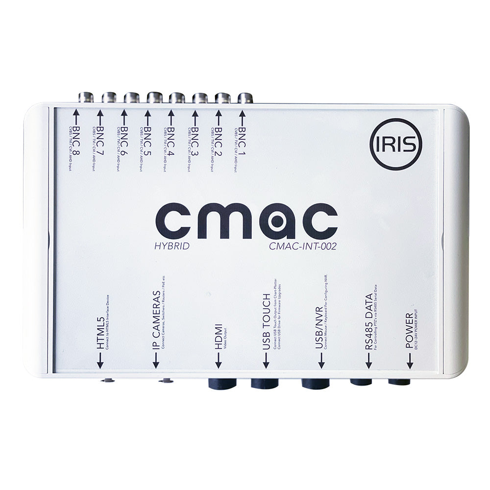 Iris Control fGarmin OneHelm Host Interface No Recording  Hybrid CMACINT002