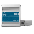 Iris Four Channel Uplink Power Over Ethernet Switch  IEEE8023af  3at Compliant  930VDC Input  48VDC Output POE4V2
