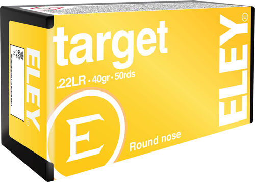 ELEY TARGET 22LR 40GR RN 50RD 100BX/CS