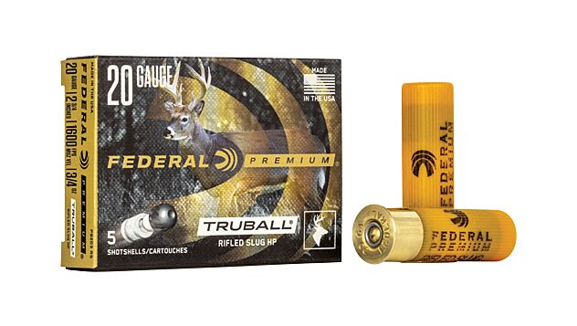 FEDERAL TRUBALL 20GA 2.75" 3/4OZ RIFLED SLUG 5RD 50BX/CS
