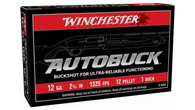 WINCHESTER AUTOBUCK 12GA 2.75" 1 BUCK 12 PELLETS 5RD 50BX/CS thumbnail WINCHESTER AUTOBUCK 12GA 2.75" 1 BUCK 12 PELLETS 5RD 50BX/CS
