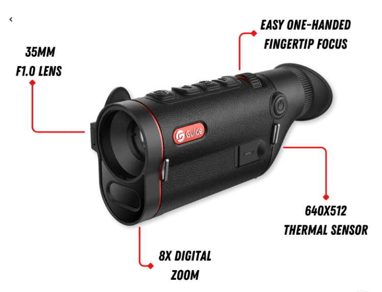 TD633 Thermal Monocular 2X 640x512 35mm image 2