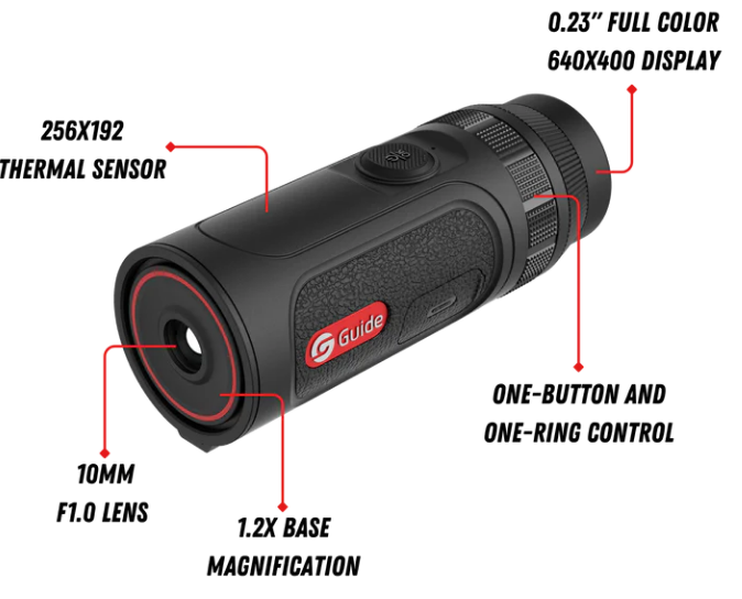 TE211 Thermal Monocular 1.2X 256X192 10mm image 2